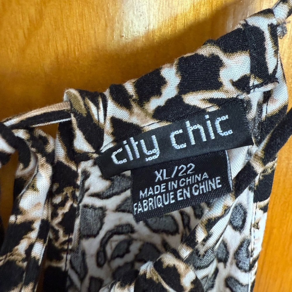 City Chic Animal Print Maxi Dress - Picture 7 of 7